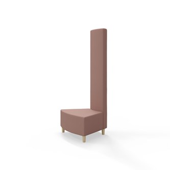 Modulsofa Snake innerhjørne 45° treben sh 37,5 høy rygg