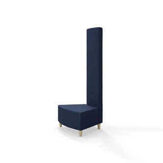 Modulsofa Snake innerhjørne 45° treben sh 37,5 høy rygg
