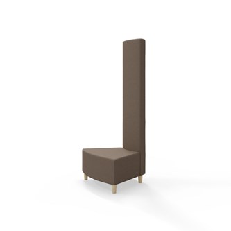 Modulsofa Snake innerhjørne 45° treben sh 37,5 høy rygg