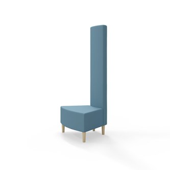 Modulsofa Snake innerhjørne 45° treben sh 43 høy rygg