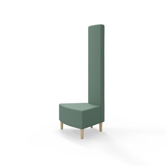 Modulsofa Snake innerhjørne 45° treben sh 43 høy rygg