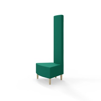 Modulsofa Snake innerhjørne 45° treben sh 43 høy rygg
