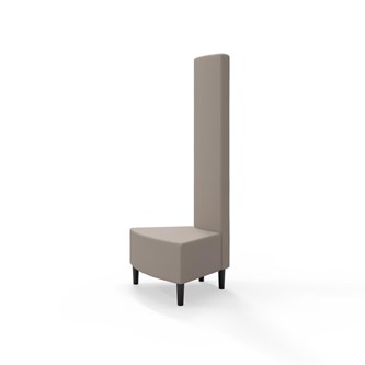 Modulsofa Snake innerhjørne 45° treben sh 43 høy rygg