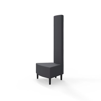 Modulsofa Snake innerhjørne 45° treben sh 43 høy rygg