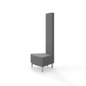 Modulsofa Snake innerhjørne 45° treben sh 43 høy rygg