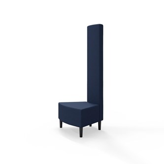 Modulsofa Snake innerhjørne 45° treben sh 43 høy rygg