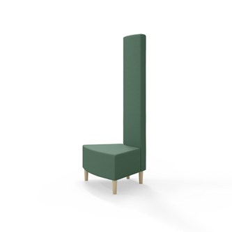 Modulsofa Snake innerhjørne 45° treben sh 43 høy rygg