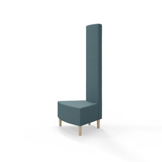 Modulsofa Snake innerhjørne 45° treben sh 43 høy rygg