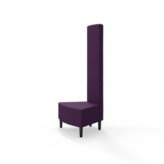 Modulsofa Snake innerhjørne 45° treben sh 43 høy rygg