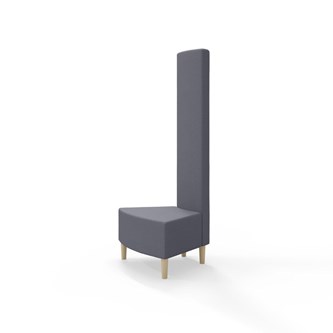 Modulsofa Snake innerhjørne 45° treben sh 43 høy rygg