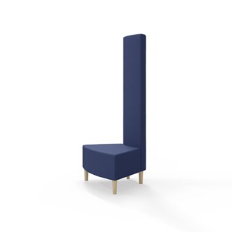 Modulsofa Snake innerhjørne 45° treben sh 43 høy rygg