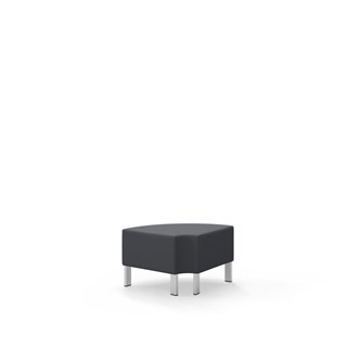 Modulsofa Snake hjørne 90° R12 rund metallben sh 43