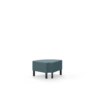 Modulsofa Snake hjørne 90° R12 rund metallben sh 43