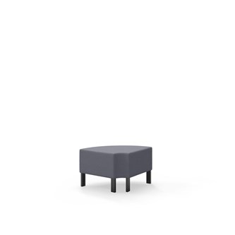 Modulsofa Snake hjørne 90° R12 rund metallben sh 43