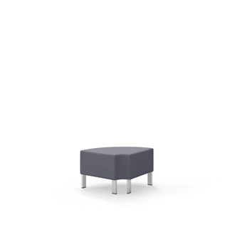 Modulsofa Snake hjørne 90° R12 rund metallben sh 43