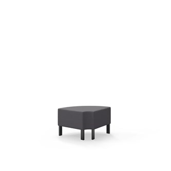 Modulsofa Snake hjørne 90° R12 rund metallben sh 43