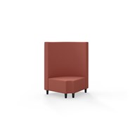 Modulsofa Snake hjørne 90° R12 rund treben sh 37,5 medium rygg