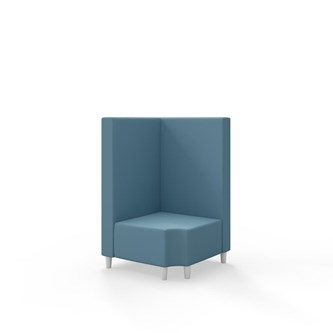 Modulsofa Snake hjørne 90° R12 treben sh 37,5 medium rygg