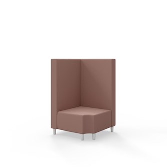 Modulsofa Snake hjørne 90° R12 treben sh 37,5 medium rygg