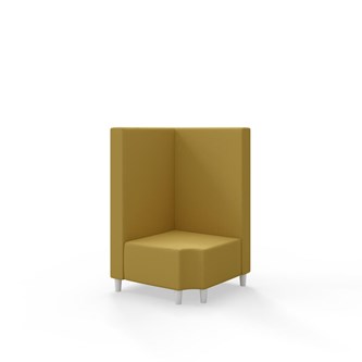 Modulsofa Snake hjørne 90° R12 treben sh 37,5 medium rygg