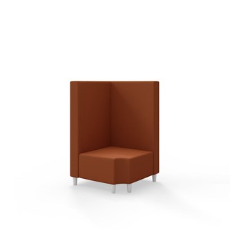 Modulsofa Snake hjørne 90° R12 treben sh 37,5 medium rygg