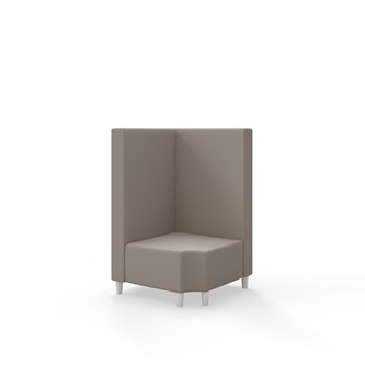 Modulsofa Snake hjørne 90° R12 treben sh 37,5 medium rygg