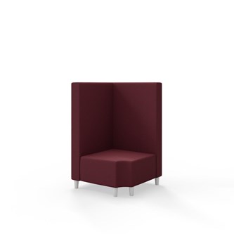 Modulsofa Snake hjørne 90° R12 treben sh 37,5 medium rygg