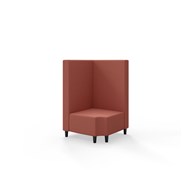 Modulsofa Snake hjørne 90° R12 treben sh 37,5 medium rygg