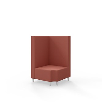 Modulsofa Snake hjørne 90° R12 treben sh 37,5 medium rygg