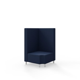 Modulsofa Snake hjørne 90° R12 treben sh 37,5 medium rygg