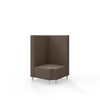 Modulsofa Snake hjørne 90° R12 treben sh 37,5 medium rygg