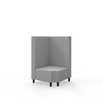 Modulsofa Snake hjørne 90° R12 treben sh 37,5 medium rygg