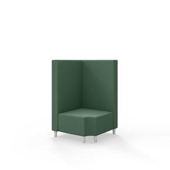 Modulsofa Snake hjørne 90° R12 treben sh 37,5 medium rygg