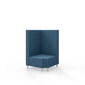 Modulsofa Snake hjørne 90° R12 treben sh 37,5 medium rygg