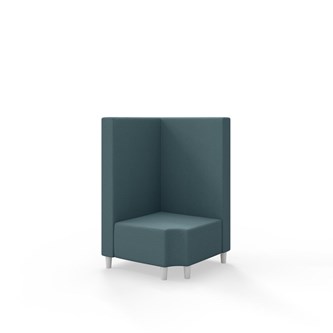 Modulsofa Snake hjørne 90° R12 treben sh 37,5 medium rygg