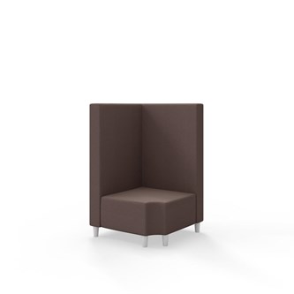 Modulsofa Snake hjørne 90° R12 treben sh 37,5 medium rygg