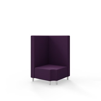 Modulsofa Snake hjørne 90° R12 treben sh 37,5 medium rygg