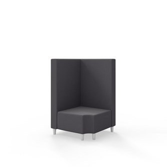 Modulsofa Snake hjørne 90° R12 treben sh 37,5 medium rygg