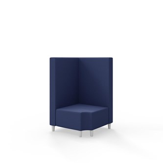 Modulsofa Snake hjørne 90° R12 treben sh 37,5 medium rygg