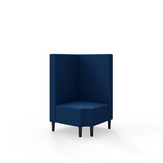 Modulsofa Snake hjørne 90° R12 treben sh 43 medium rygg