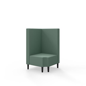Modulsofa Snake hjørne 90° R12 treben sh 43 medium rygg