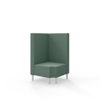 Modulsofa Snake hjørne 90° R12 treben sh 43 medium rygg