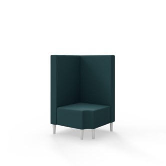 Modulsofa Snake hjørne 90° R12 treben sh 43 medium rygg