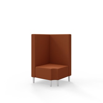 Modulsofa Snake hjørne 90° R12 treben sh 43 medium rygg