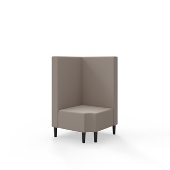 Modulsofa Snake hjørne 90° R12 treben sh 43 medium rygg
