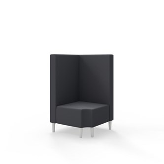 Modulsofa Snake hjørne 90° R12 treben sh 43 medium rygg