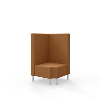 Modulsofa Snake hjørne 90° R12 treben sh 43 medium rygg