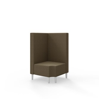 Modulsofa Snake hjørne 90° R12 treben sh 43 medium rygg