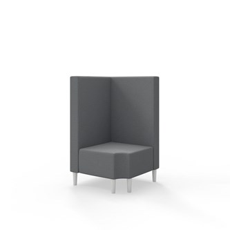 Modulsofa Snake hjørne 90° R12 treben sh 43 medium rygg