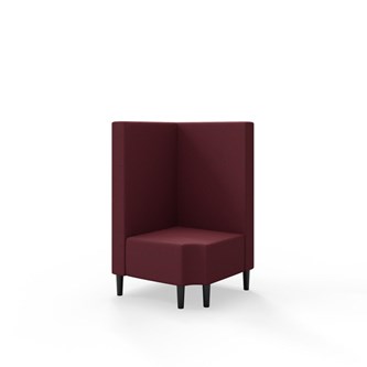 Modulsofa Snake hjørne 90° R12 treben sh 43 medium rygg